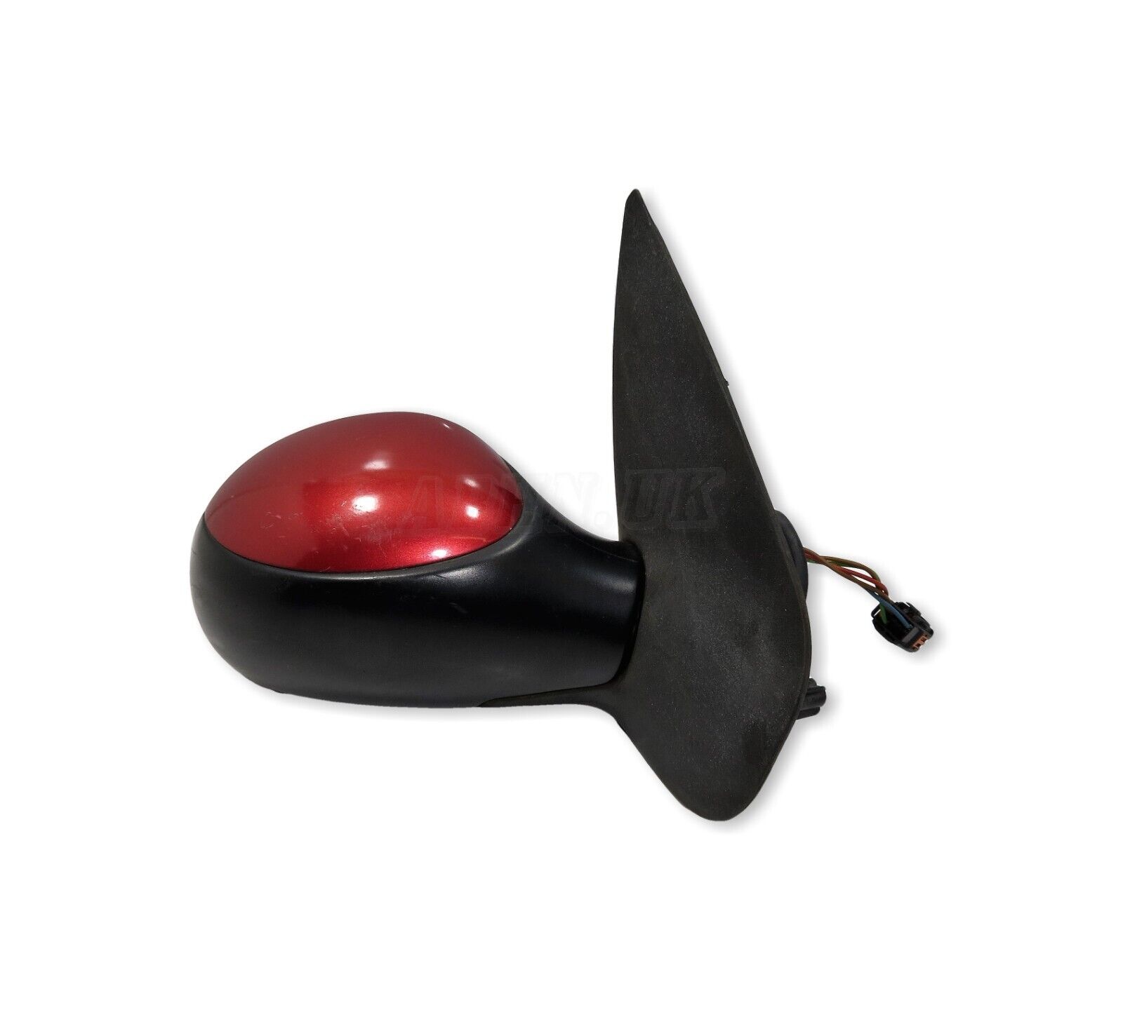 Peugeot 206 (0409) RH Right Side Electric Heated Door Mirror 96480961XT Met Red Auto Parts