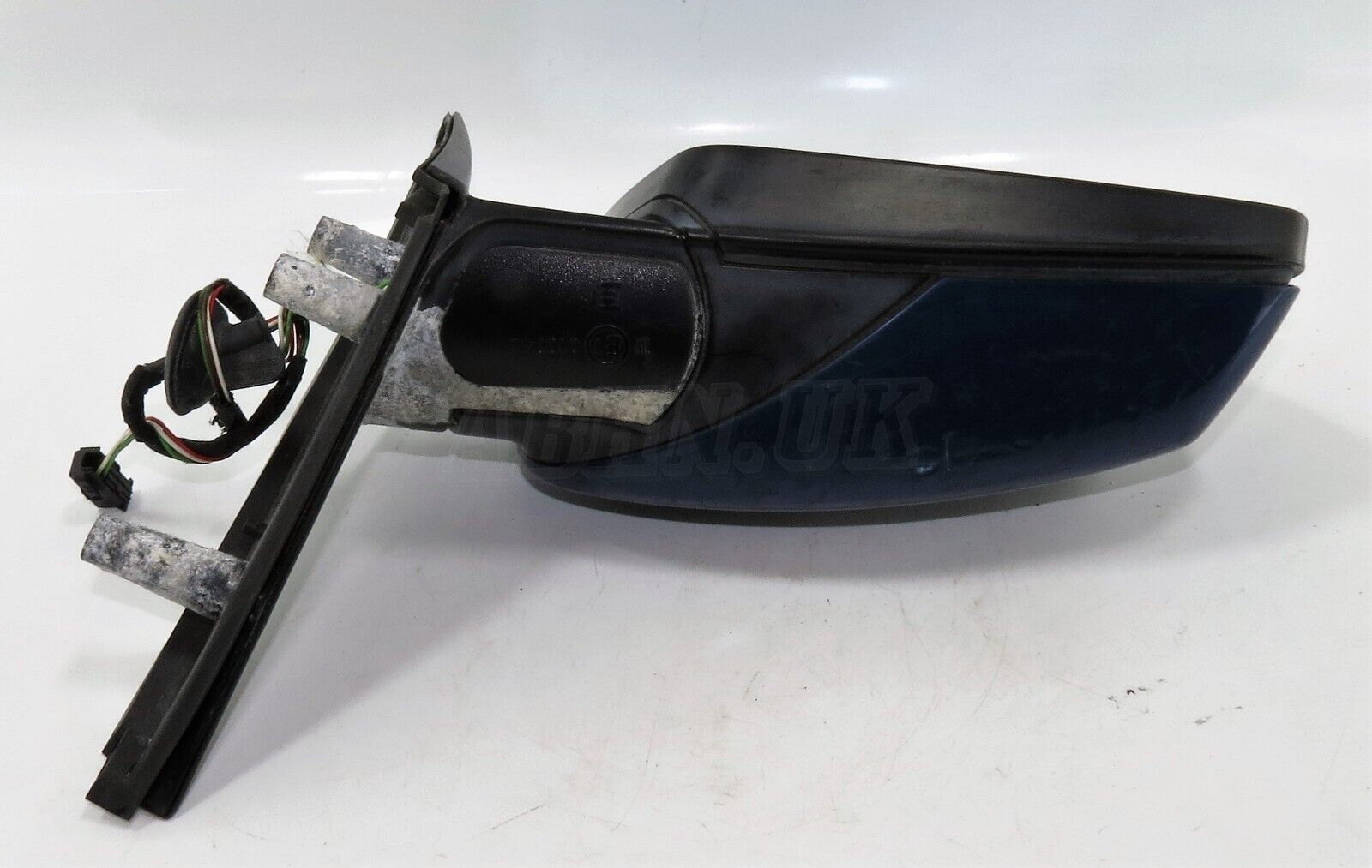 BMW 5Series E60 E61 (03 08) Right Side Electric Door Mirror 4Wires Dark Blue Auto Parts