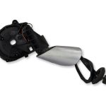 Vauxhall Corsa-D E /06-18 Right Side Electric Heated Door Mirror Base Met Silver