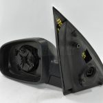 Vauxhall Opel Corsa C /00-06 Left Side Electric Wing Mirror Met Black / No Glass