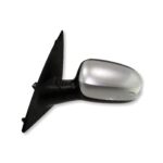 Vauxhall Opel Corsa C /00-06 Left Side Electric Door Mirror Met Silver/ No Glass