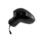 Seat Ibiza 6J Mk4 (2008 - 2015) Left Side Electric Heated Door Mirror Met Black