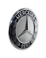 2188170116 Mercedes A B CLA Class Genuine NEW Blue Bonnet Badge Logo Emblem - Image 3
