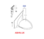 Suzuki Alto Nissan Pixo (2009-2014) Left Side Manual Wing Mirror Metallic Silver - Image 8