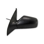 Vauxhall Astra G MK4 (98 - 05) Left Side Manual Door Mirror Matte Black/ Grained