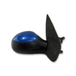 Peugeot 206 Hatch SW 2002-2009 Right Side Manual Wing Mirror Met Blue 96823807XT