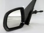 Suzuki Alto Nissan Pixo (2009-2014) Left Side Manual Wing Mirror Metallic Silver - Image 4