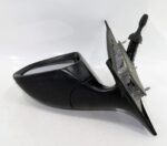 Suzuki Alto Nissan Pixo (2009-2014) Left Side Manual Wing Mirror Metallic Silver - Image 7