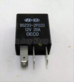 724-Hyundai Kia (00-15) 4-Pin Multi-Use Black Relay Deco 95230-2P020 12V 20A - Image 3