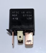 590-Mazda 4-Blade Black Glow Plugs Relay RF5C 18 651 NGK G75SH 3YC 12V - Image 3