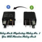 Mazda 98-07 4-Pin Multi-Use Black (Replacement) Relay B210 12V Siemens-C1001-X54