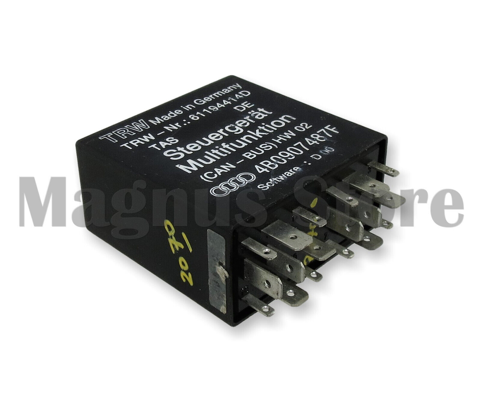 Audi (96- 05) 18-Pin Multifunction Steering Wheel (No. 607) Relay 4B0907487F TRW Main Image Audi (96- 05) 18-Pin Multifunction Steering Wheel (No. 607) Relay 4B0907487F TRW - Image 1