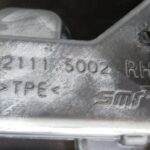 Ford Focus I MK1 (1998-2005) Left Side Manual Door Mirror Metallic Dark Blue