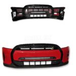 Mini Cooper One Classic F56 LCI2 S Front Bumper Complete Chilli Red 4 PDC Black
