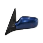 Saab 9-3 (98-02) 900 (93-98) Left Side Electric Heated Door Mirror Metallic Blue