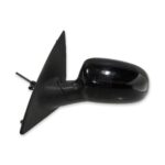 Vauxhall (Opel) Corsa C /00-06 Left Side Manual Wing Mirror Gloss Black Schwaz 2