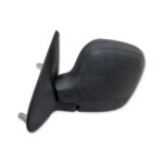 Citroen Berlingo Peugeot Partner 96-08 Left Side Manual Adjust Door Mirror Black