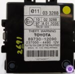 Toyota Auris E15 Theft Warning Control Module 89730-12090 Fujitsu 237000-4490 - Image 9
