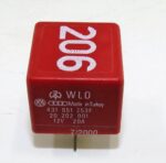 Audi TT VW Beetle Golf Jetta 4-Blade Red Relay (No. 206) 431951253F 20202001 20A - Image 9