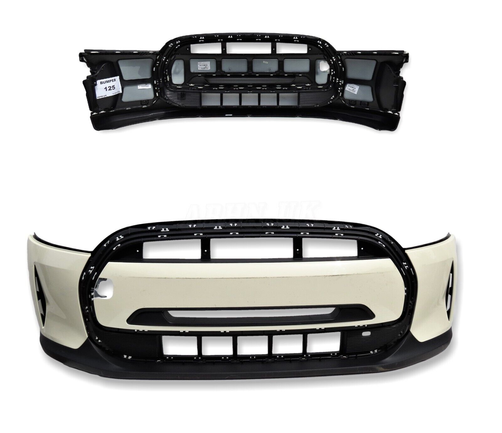 Mini One Hatchback F56 LCi2 Genuine Front Short Bare Bumper Pepper White Scratch Main Image Mini One Hatchback F56 LCi2 Genuine Front Short Bare Bumper Pepper White Scratch - Image 1