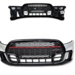 Mini Mini JCW Long Pack F56 F57 LCi2 Complete Front Bumper Nanuq White 4 PDC*