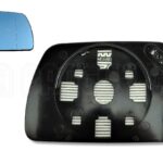 BMW X5 E53 (00-06) Right Side Heated Door Mirror Blue Tinted Glass 51167039598