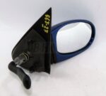 Fiat Seicento 187 (1998- 2010) Right Side Manual Adjustable Door Mirror Met Blue - Image 2