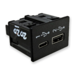 Genuine Nissan Leaf II (ZE1) Jack Audio USB Type A/ USB Type C 280236WK0A Delphi