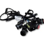 BMW Mini F55 F56 LCi Front PDC 4x Parking Sensors +Wiring Loom 8715573 Chili Red