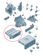 3C0907530L VW Passat Diagnosis Interface For Data Bus (Gateway) Temic HH13 0201 - Image 3