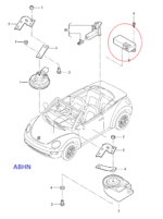 Genuine VW Beetle Cabriolet Movement Detector Alarm Module 1Y0951178A HW09 SW030 - Image 3