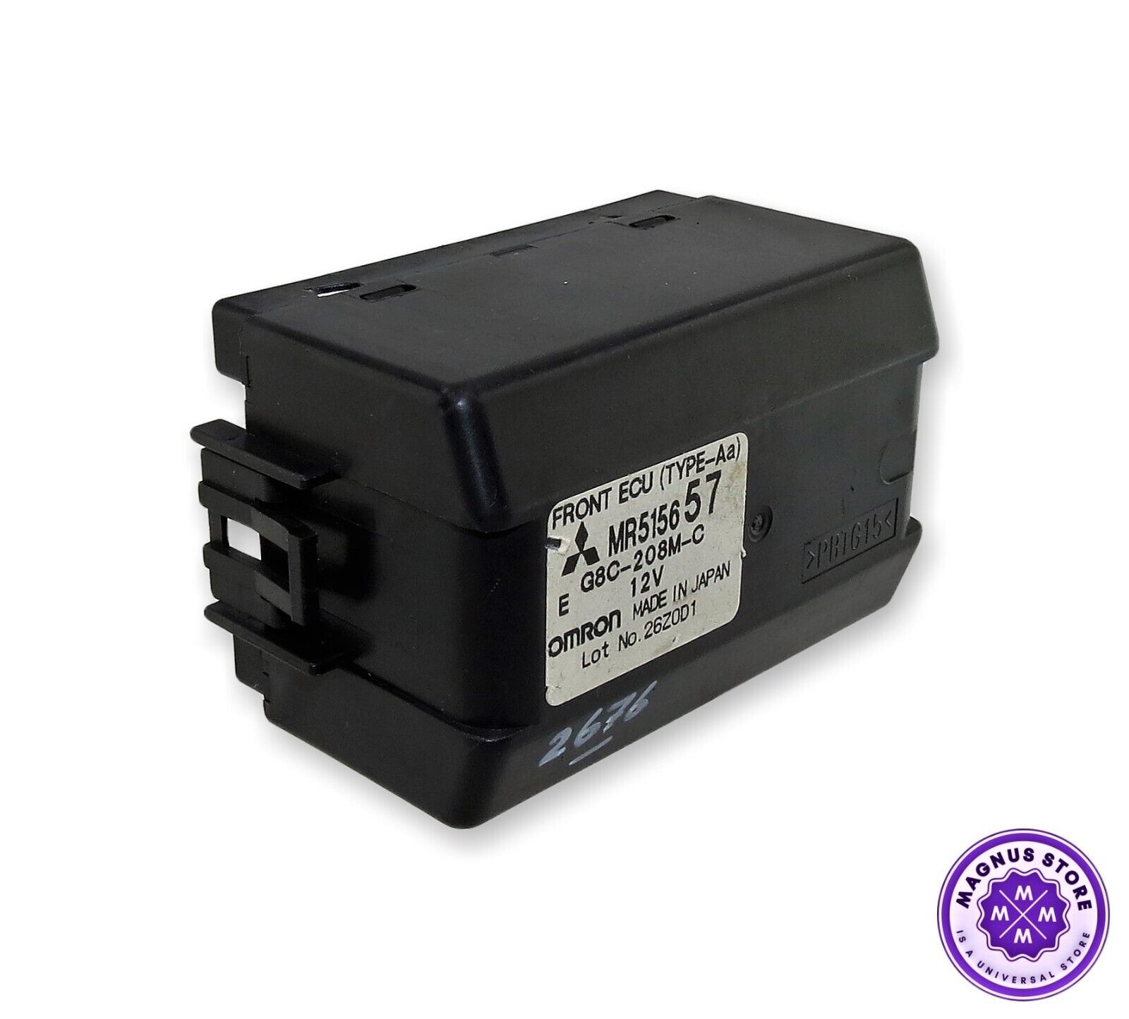 Genuine Mitsubishi Front ECU (Type-Aa) MR515657 G8C-208M-C 12V 21Pin Omron Japan Main Image Genuine Mitsubishi Front ECU (Type-Aa) MR515657 G8C-208M-C 12V 21Pin Omron Japan - Image 1
