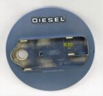 Ford Fiesta MK5 02-10 Fuel-in Flap Cover 2S61-A405A02-ABW Met Tonic Blue B256 J4 - Image 2