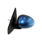 Rover 25 MG-ZR (1999 - 2005) Left Side Manual Adjustable Wing Mirror Met Blue