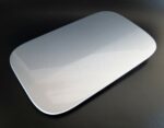Renault Scenic II MK2 /03-09 Fuel Cover Flap Cover 8200139542 Met Silver D69