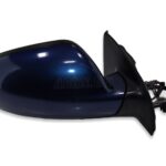 Peugeot 307 CC SW 00-08 Right Side Auto Power Folding Door Mirror Metallic Blue