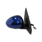 Rover 25 MG ZR (1999-2005) Right Side Electric Heated Door Mirror Metallic Blue