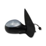 Peugeot 206 (04-09) Right Side Electric Door Mirror Met Silver-Grey 96480961XT