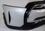 Mini Cooper One S F56 LCi2 Genuine Front Bumper No PDC Tow Eye White Silver - Image 3