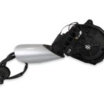 Vauxhall Corsa-D E /06-18 Left Side Electric Heated Door Mirror Base Met Silver