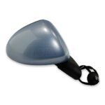 Vauxhall Opel Corsa-D E (06- 18) Right Side Electric Door Mirror Met Silver-Blue