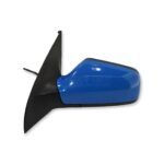 Vauxhall Astra G MK4 /98-05 Left Side Manual Door Mirror Metallic Aruba Blue 20L