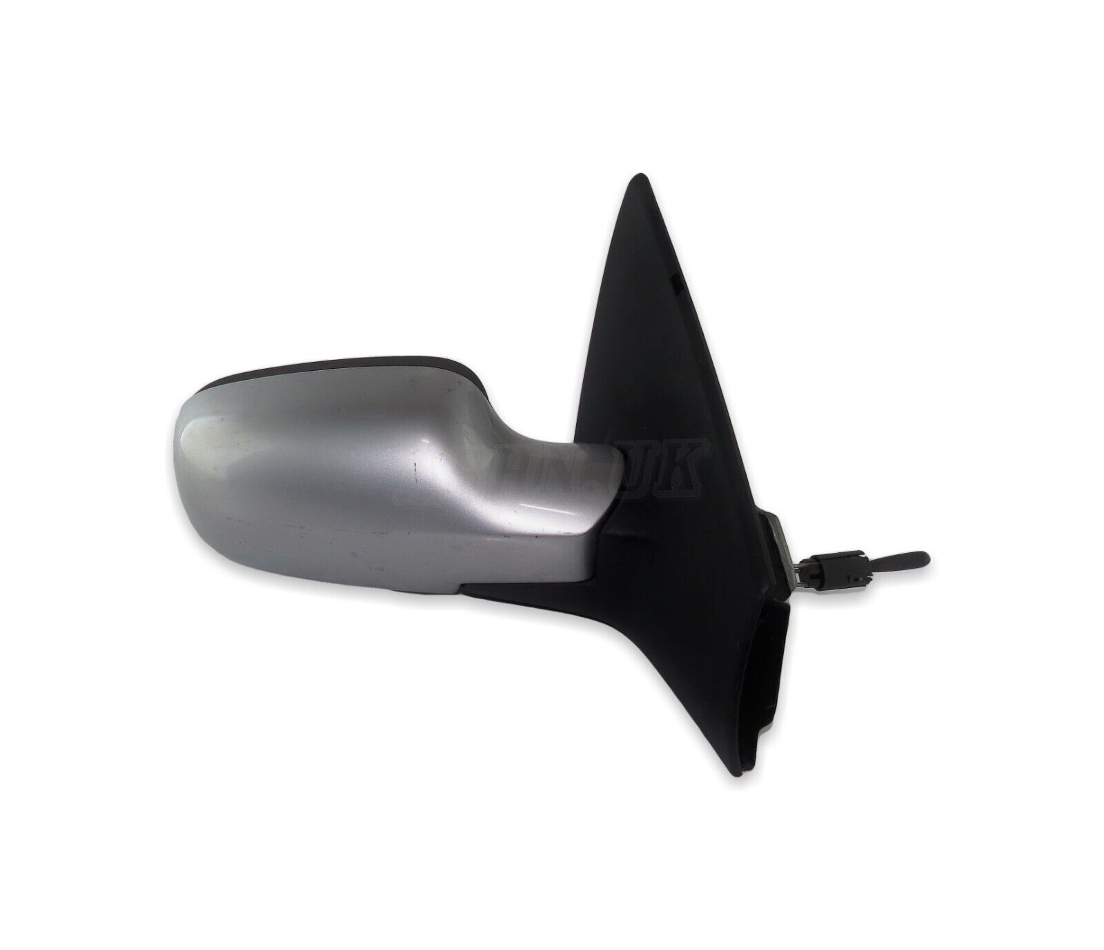 Renault Megane-II 02-09 Right Side Manual Adjustable Door Mirror Metallic Silver Main Image Renault Megane-II 02-09 Right Side Manual Adjustable Door Mirror Metallic Silver - Image 1