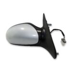 Peugeot 406 Facelift /99-03 Right Side Electric Heated Door Mirror Met Silver