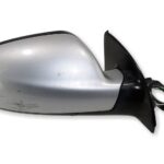 Peugeot 307 SW CC (00-08) Right Side Electric Heated Door Mirror Metallic Silver
