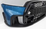 Mini John Cooper Works Short F56 F57 LCi2 Complete Front Bumper Black + Blue - Image 4