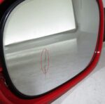 Ford KA Hatchback /1996-2008 Right Side Manual Door Mirror Black K18BC Solid Red - Image 6