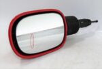 Ford KA Hatchback /1996-2008 Right Side Manual Door Mirror Black K18BC Solid Red - Image 12