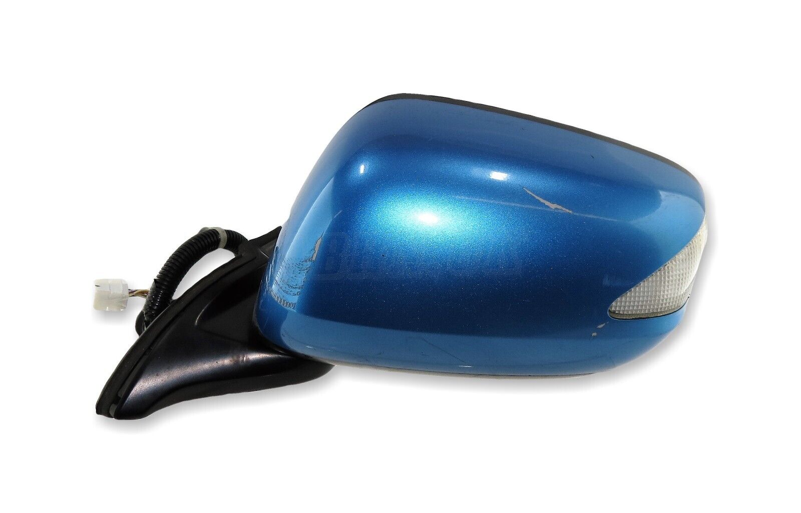 Honda Jazz MK3 (08-14) Left Side Power Folding Wing Mirror 9-Wires Metallic Blue Main Image Honda Jazz MK3 (08-14) Left Side Power Folding Wing Mirror 9-Wires Metallic Blue - Image 1