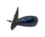 Peugeot 306 (1993 - 2002) Left Side Manual Adjustable Door Mirror Met Dark Blue